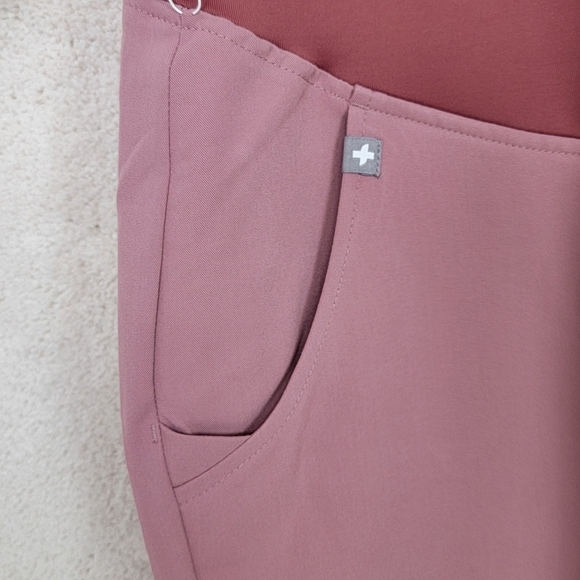 Figs Mineral Mauve Zamora Maternity Jogger Scrub Pants Sz 2XL Plus Size NEW - Picture 9 of 13